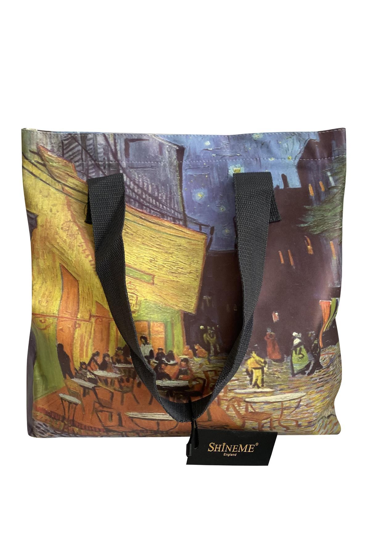 Bolso de viaje, Van Gogh - Terraza de noche estampada 1 