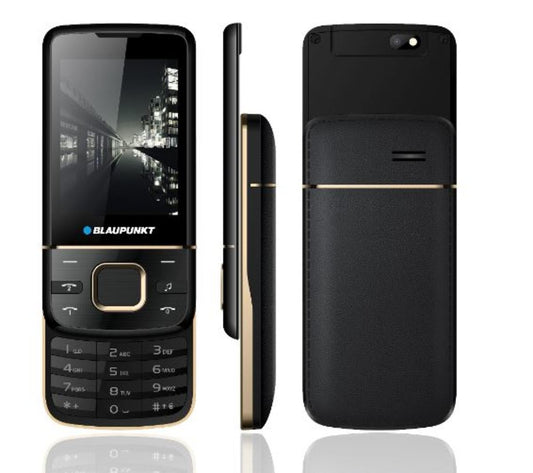 Blaupunkt FM 01 Teléfono móvil con doble SIM, negro