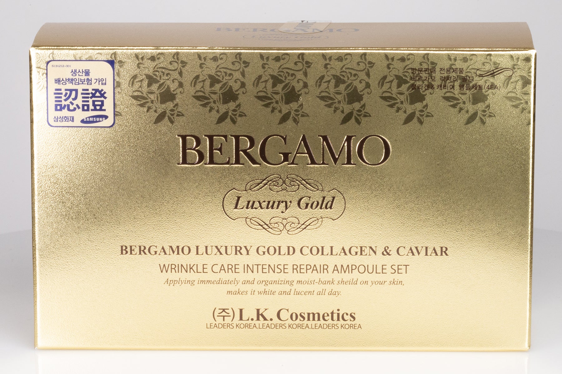 BERGAMO GOLD AMPOULE SET, 4 PCS 2 