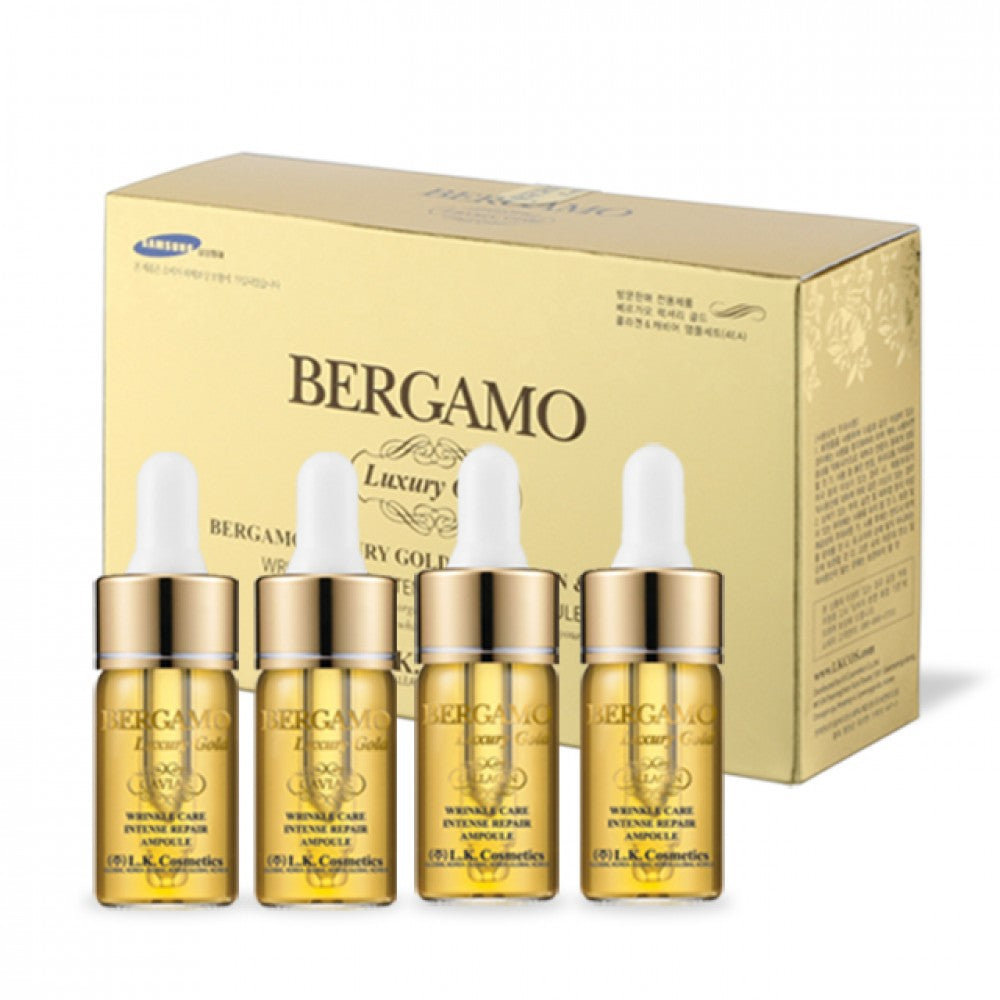 BERGAMO GOLD AMPOULE SET, 4 PCS 1 