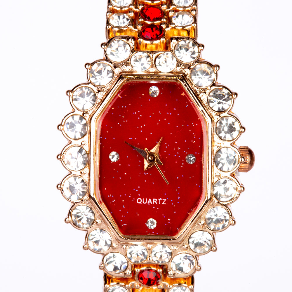 Emporia, set de 6 piezas de joyería de calidad premium que incluye un reloj, una pulsera, una cadena, un colgante, unos pendientes y un anillo en una exclusiva caja de regalo en polipiel