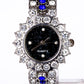 Emporia, set de 4 piezas de joyería de calidad premium que incluye un reloj, un collar, una pulsera y unos pendientes en una exclusiva caja de regalo en polipiel