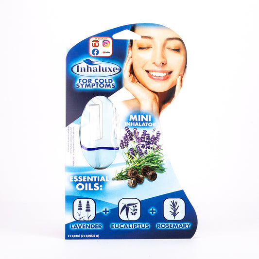 INHALUXE  mini inhalador para combatir los sintomas del resfriado