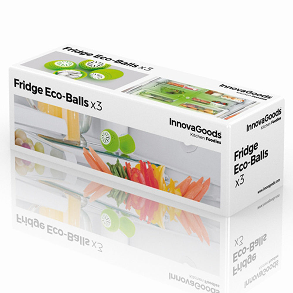 Ecobolas para Frigorífico InnovaGoods (pack de 3)