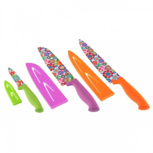 Set de 3 cuchillos, colorido