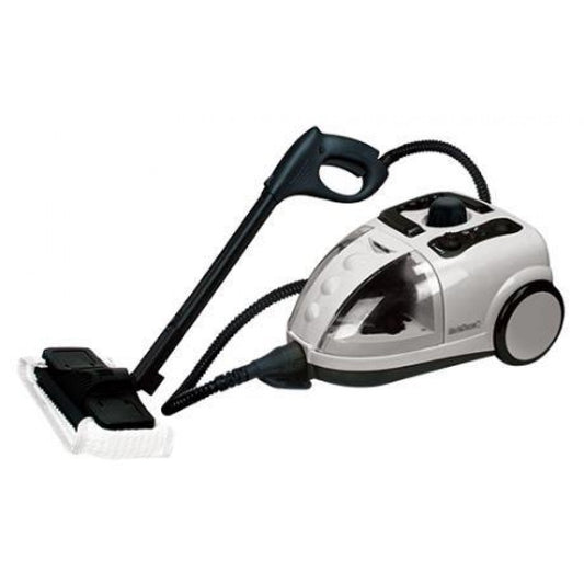 Homeimpex: Multifunctional steam cleaner with iron Specification:AC220-240V,1500W Maximum capacity:1900ml Suggest use:1500ml First heat:about 10 minutes Amount of steam:about 35g/min Working hours:about 38 minutes