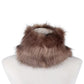 Brown 100% Viscose Due Colour Faux Fur Snood, 13cm x 30cm