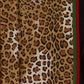Pañuelo 100% Seda, 90 cm x 180 cm, Leopardo