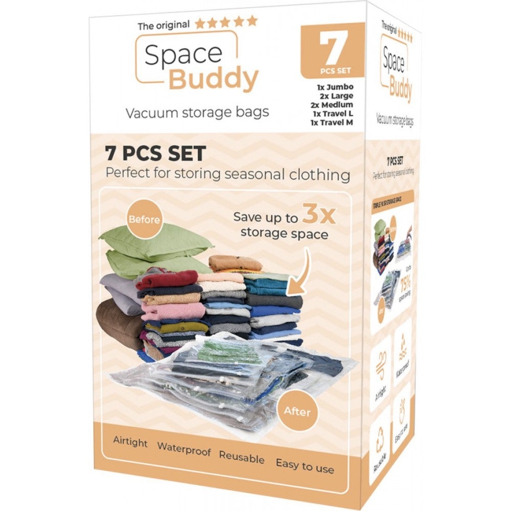 Space Buddy bolsas de almacenaje para utilizar con la aspiradora