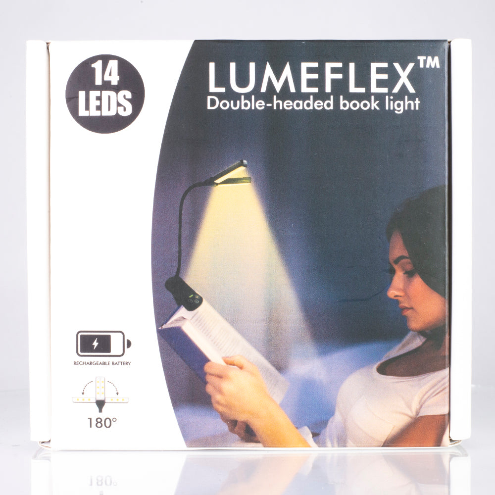 Lumeflex lámpara de lectura de doble cabezal 8 