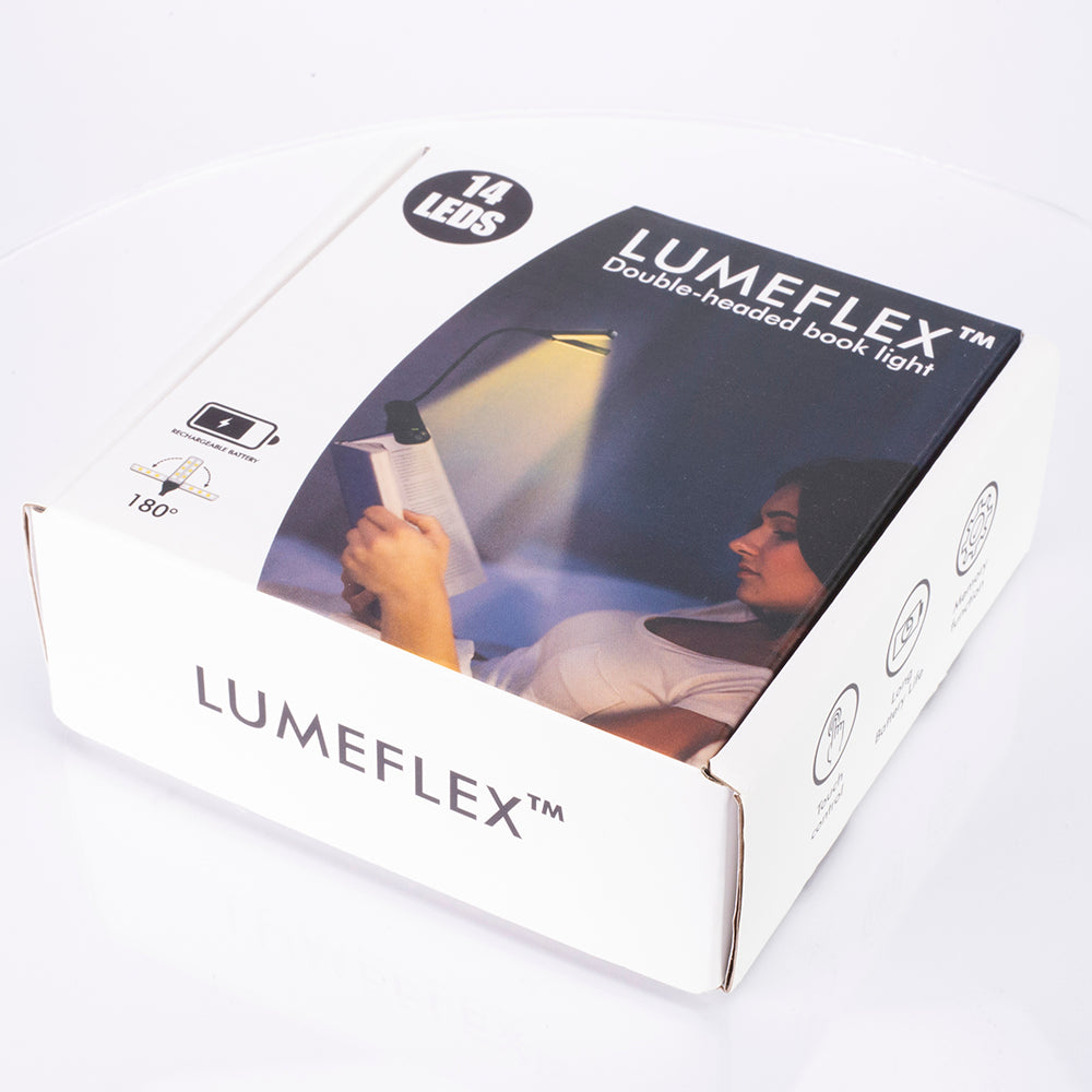 Lumeflex lámpara de lectura de doble cabezal