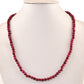 Conjunto de Plata con Ojo de Trige rojo ( Collar +Pendientes +Pulsera )