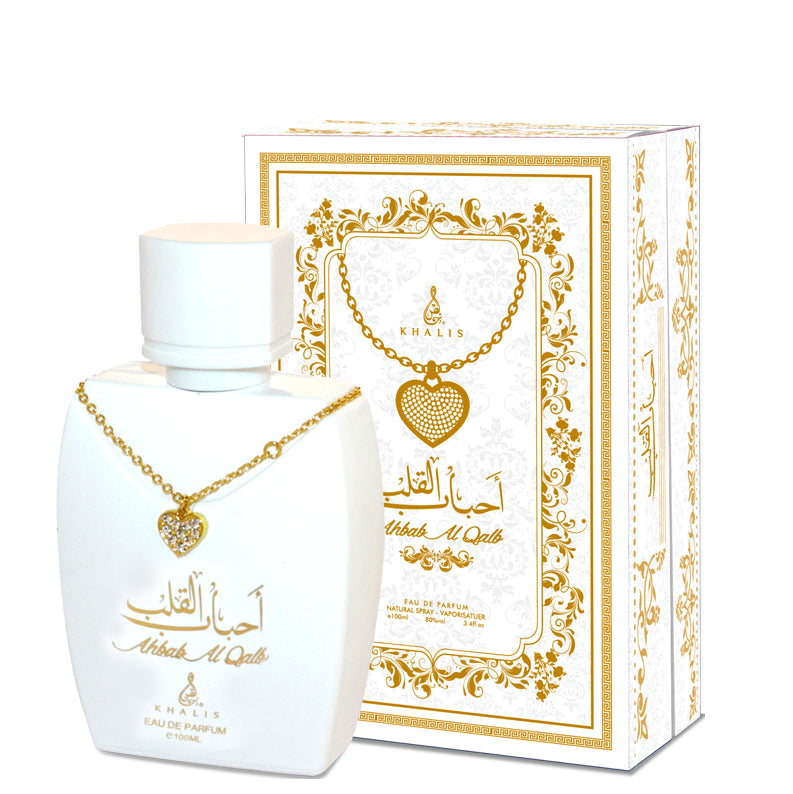 100 ml Eau de Perfume Ahbab Al Qualb, Fragancia Afrutada, Dulce para Hombres y Mujeres 1 