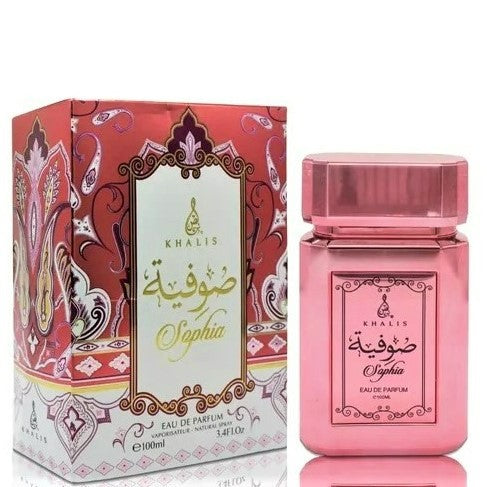 100 ml Eau de Perfume Khalis Sofia, dulce fragancia de caramelo, unisex