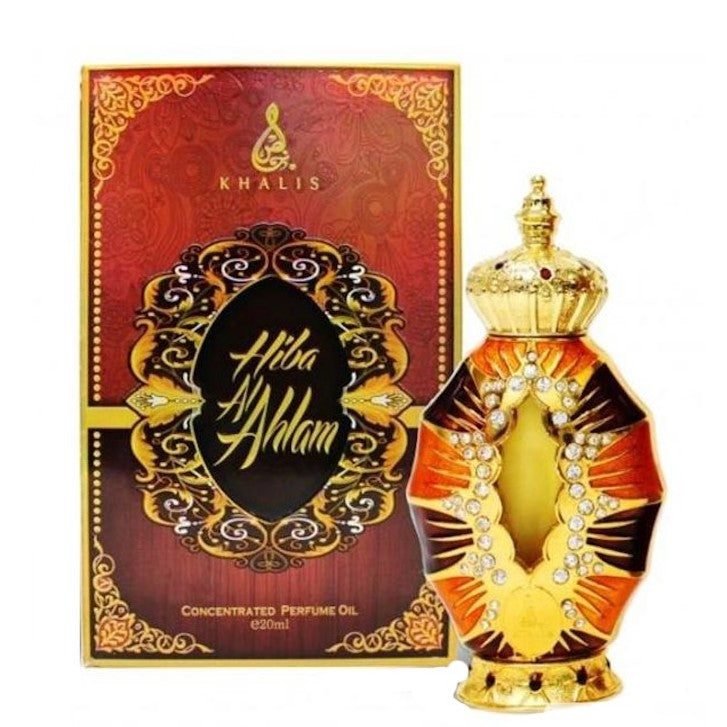 20 ml de aceite de perfume Hiba Al Ahlam Dulce Caramelo y Fragancia Amaderada para mujer 1 