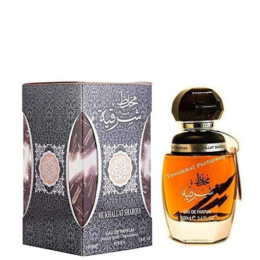 100 ml Eau de Perfume Mukhallat Sharqia Fragancia Oriental Oud Leñoso para Hombres