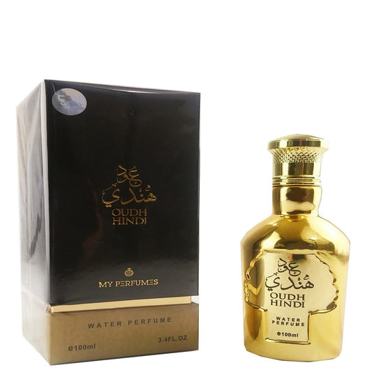 100 ml Eau de Perfume Oud Hindi Fragancia Oriental Oud para Hombres y Mujeres