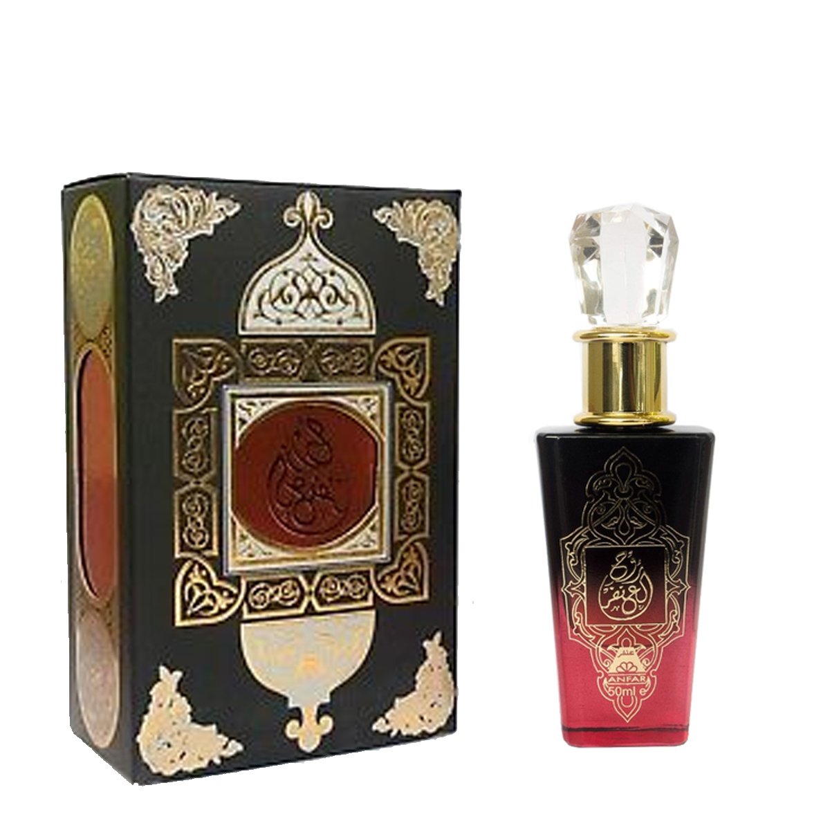 50 ml Eau de Perfume Rooh Al Anfar Fragancia Picante-Leñoso para Hombres y Mujeres 1 