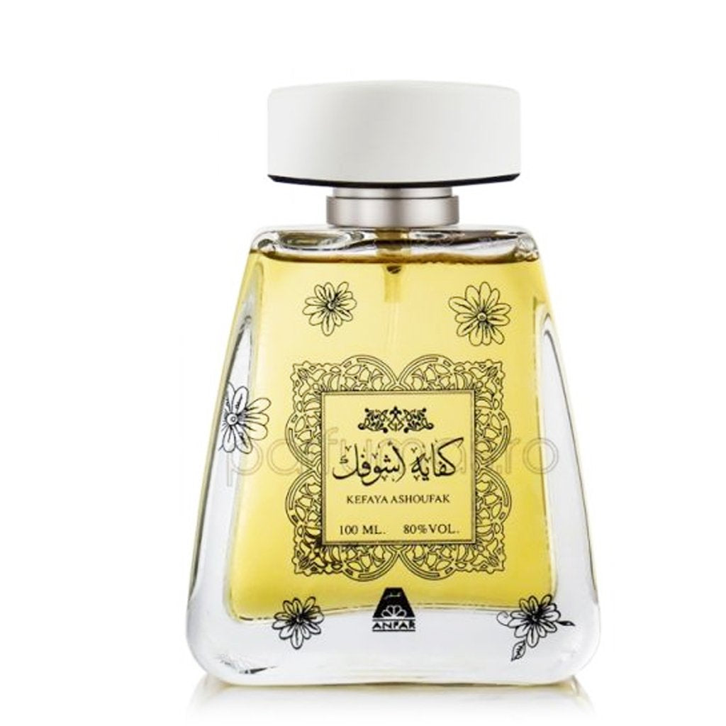 100 ml Eau de Perfume Kefaya Ashoufak Fragancia Oriental Dulce Floral para Mujeres