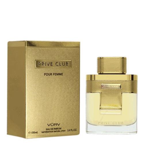 100 ml Eau de Perfume Prive Club Pour Femme Fragancia Oriental Leñoso y Cítrico para Mujeres