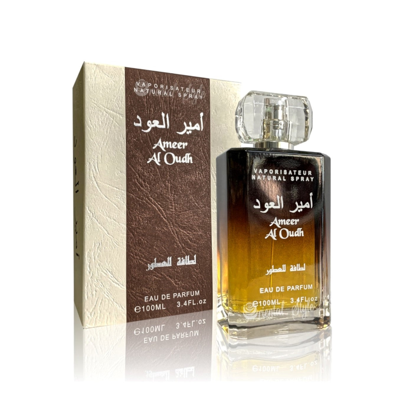 100 ml Eau de Parfum Ameer Al Oud fragancia Intensa amaderada, dulce Oud, para hombre 1 