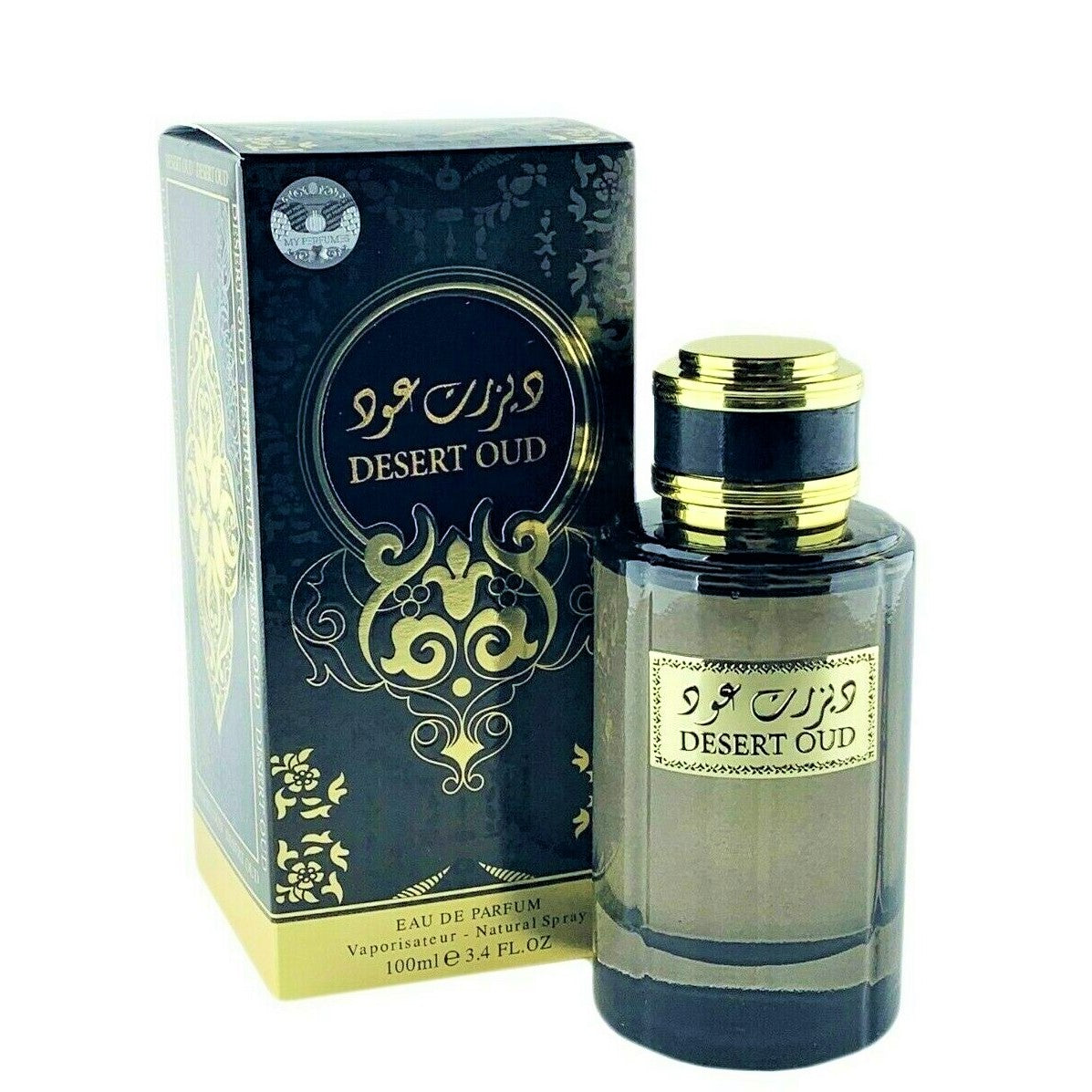 100 ml Eau de Parfum Desert Oud Fragancia floral almizclada ambarina para hombres 1 