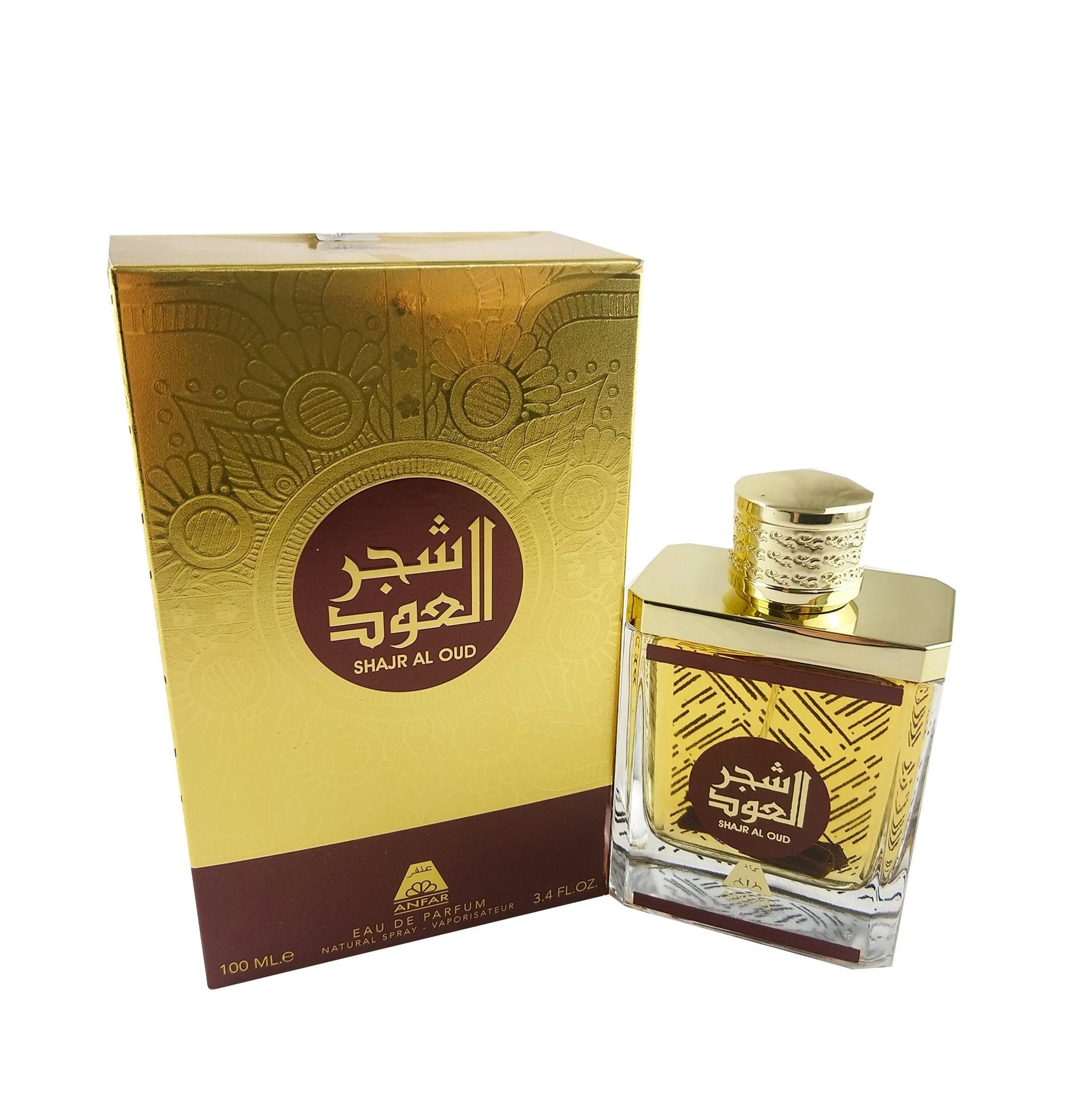 100 ml Eau de Parfum Shajr Al Oud Almizcle amaderado fragancia cítrica ligera para hombres 1 