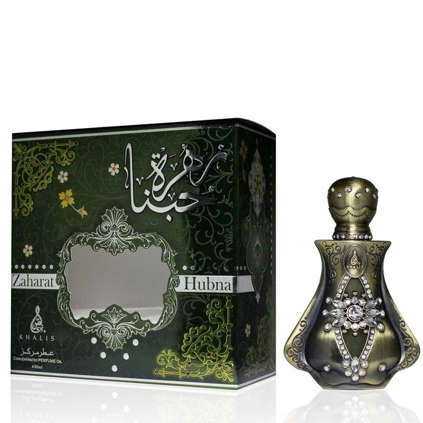 20 ml de aceite de perfume Zaharat Hubna Dulce Oriental Floral Fragancia para mujer