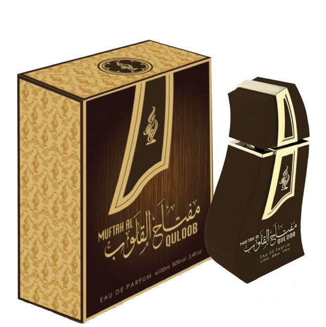 100 ml Eau de Perfume Muftah Al Quloob Fragancia aAlmizclada Afrutada para hombre 1 