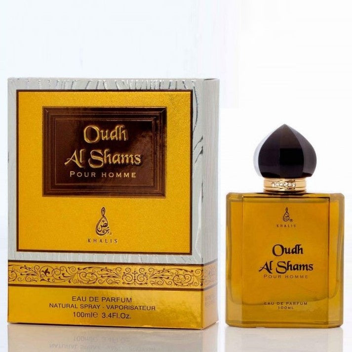 100 ml Eau de Perfume Oudh Al Shams Fragancia Leñosa Picante Oud para hombre 1 