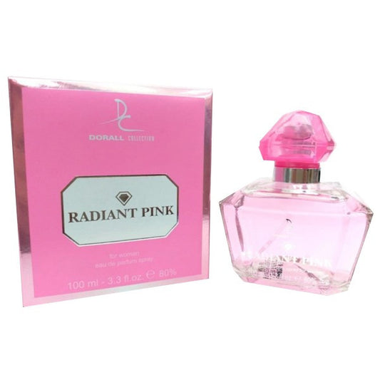 100ml Agua de perfume.RADIANT PINK  Fragancia floral para mujer