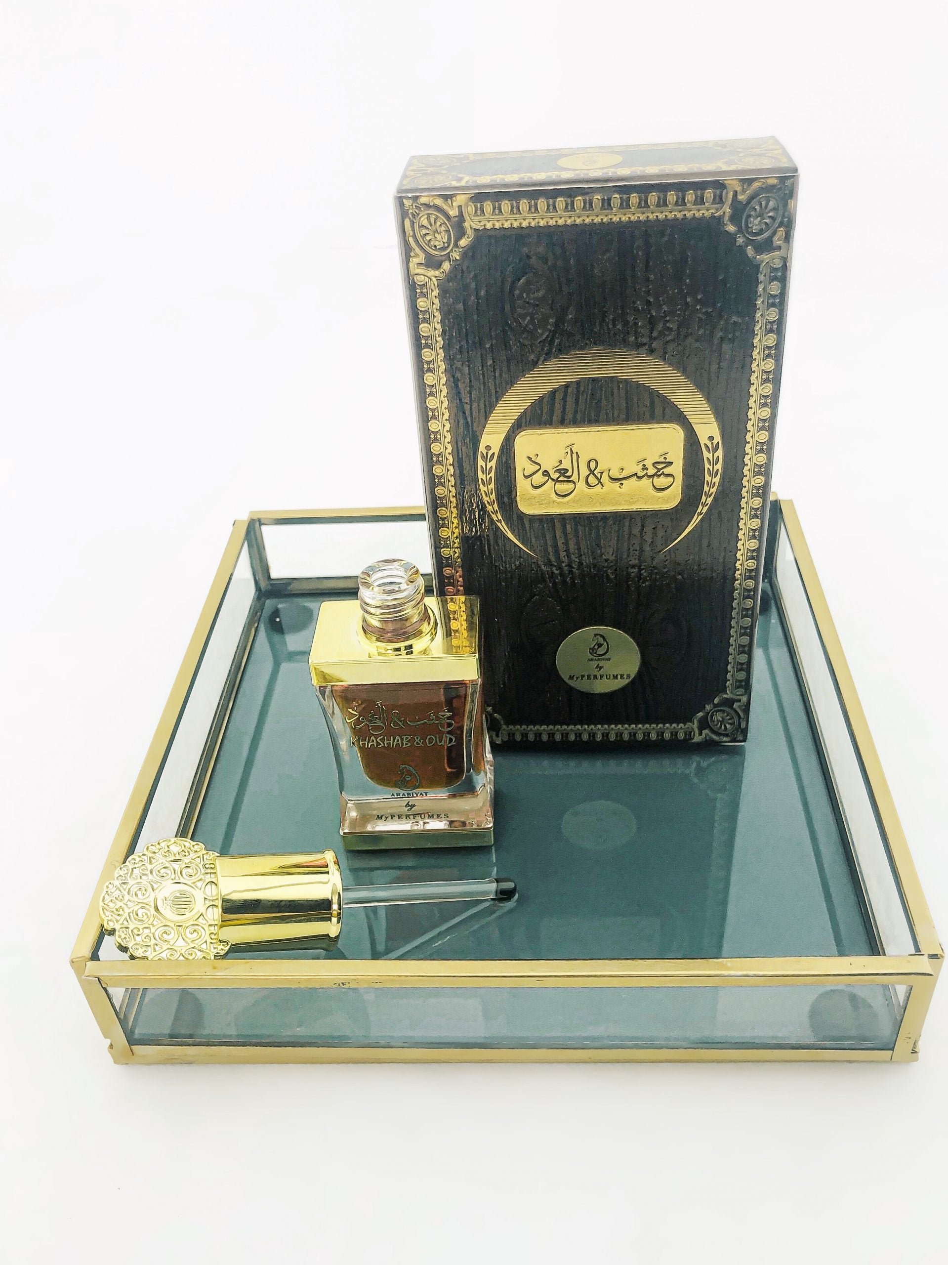 12 ml de aceite de perfume Khashab & Oud Brown Spicy Sweet Fragancia para hombres 2 