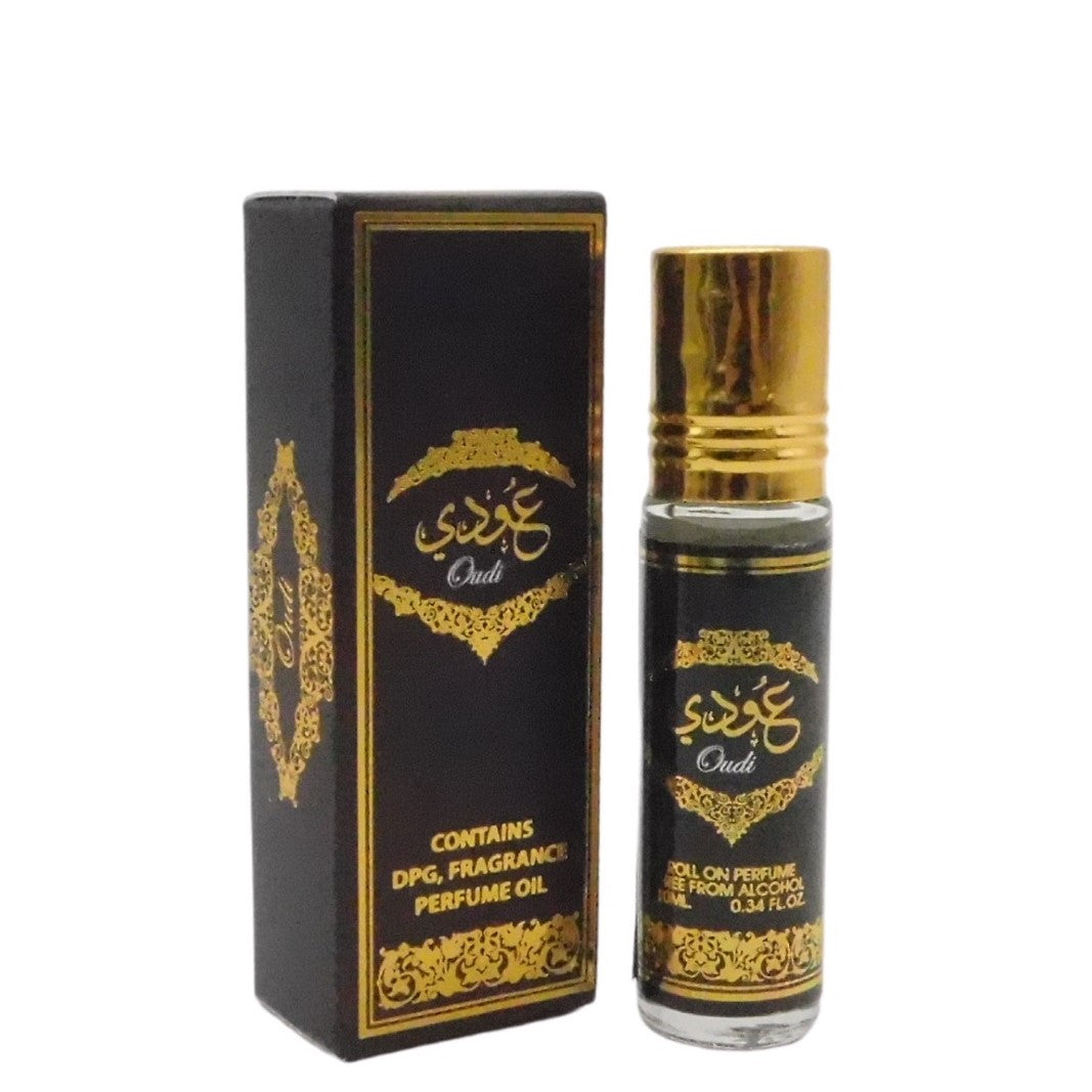 10 ml de aceite de perfume Oudi Oriental Oud, fragancia de sandalia y almizcle para hombre