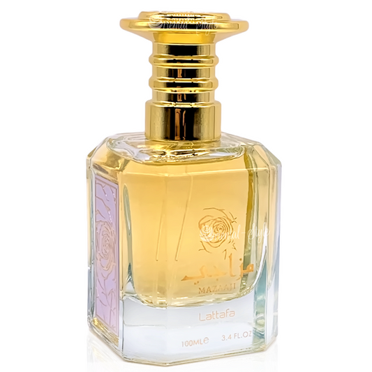 100ml Eau de Perfume Mazaaji Fragancia almizclada floral en polvo blanca para mujer