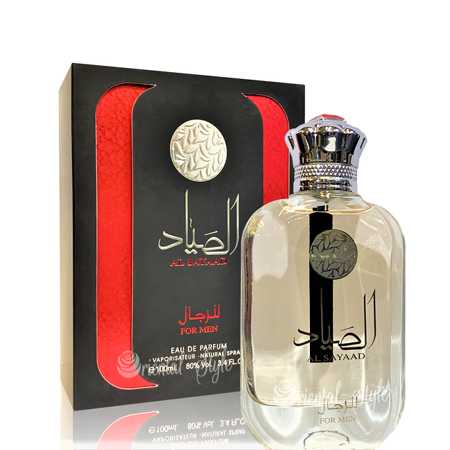 100ml Eau de Perfume Al Sayad Fragancia amaderada de lavanda y almizcle para hombres 1 