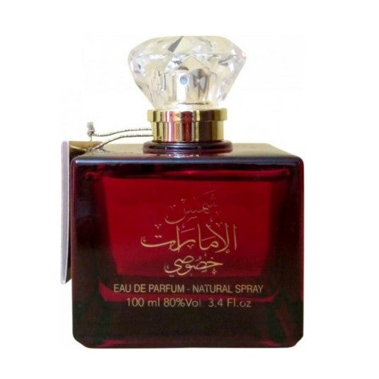 100ml Eau de Perfume Shams Emarat Khususi Fragancia floral de vainilla para mujer 2 