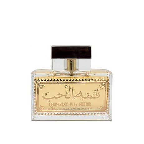 100 ml Eau de Perfume Qimat Al Hub Fragancia floral amaderada afrutada para mujer