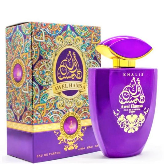 100 ml Eau de Perfume Awel Hamsa Fragancia floral afrutada para mujer