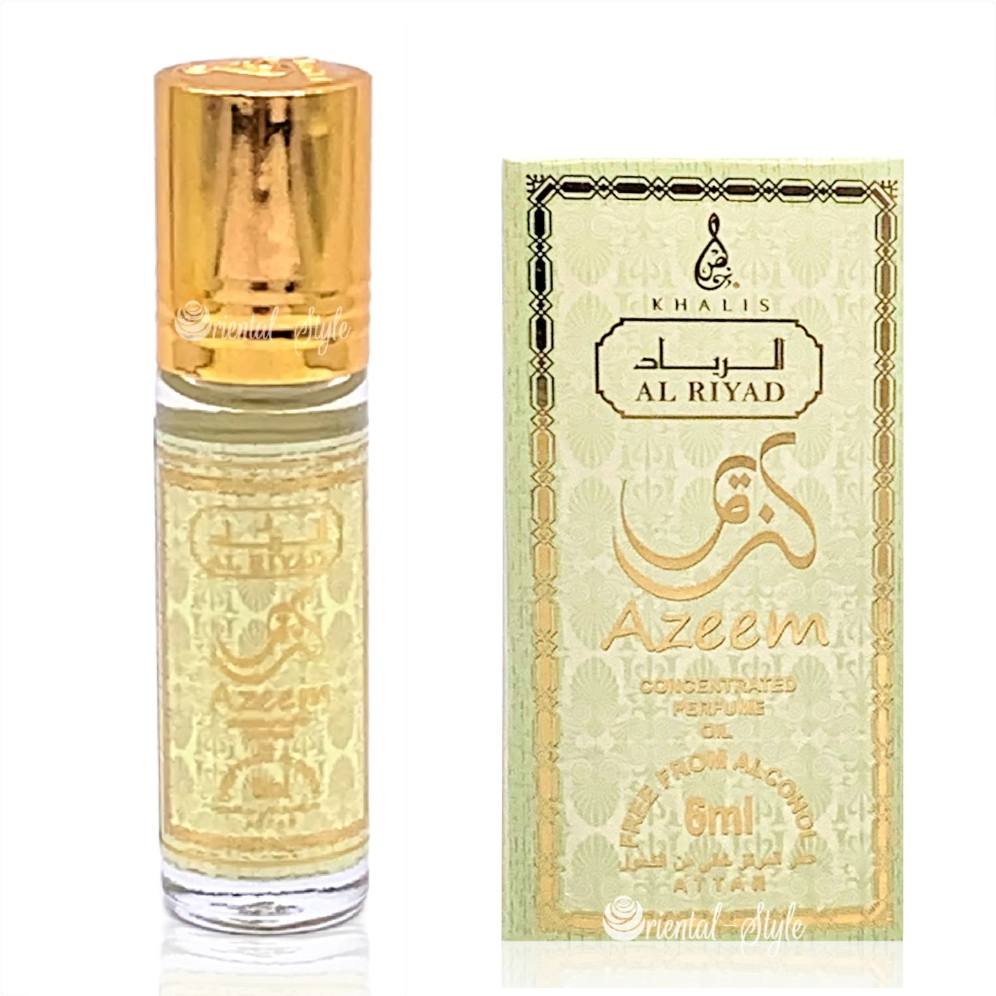 6 ml Aceite de perfume  Azeem Spicy Vanilla Fragancia para mujer