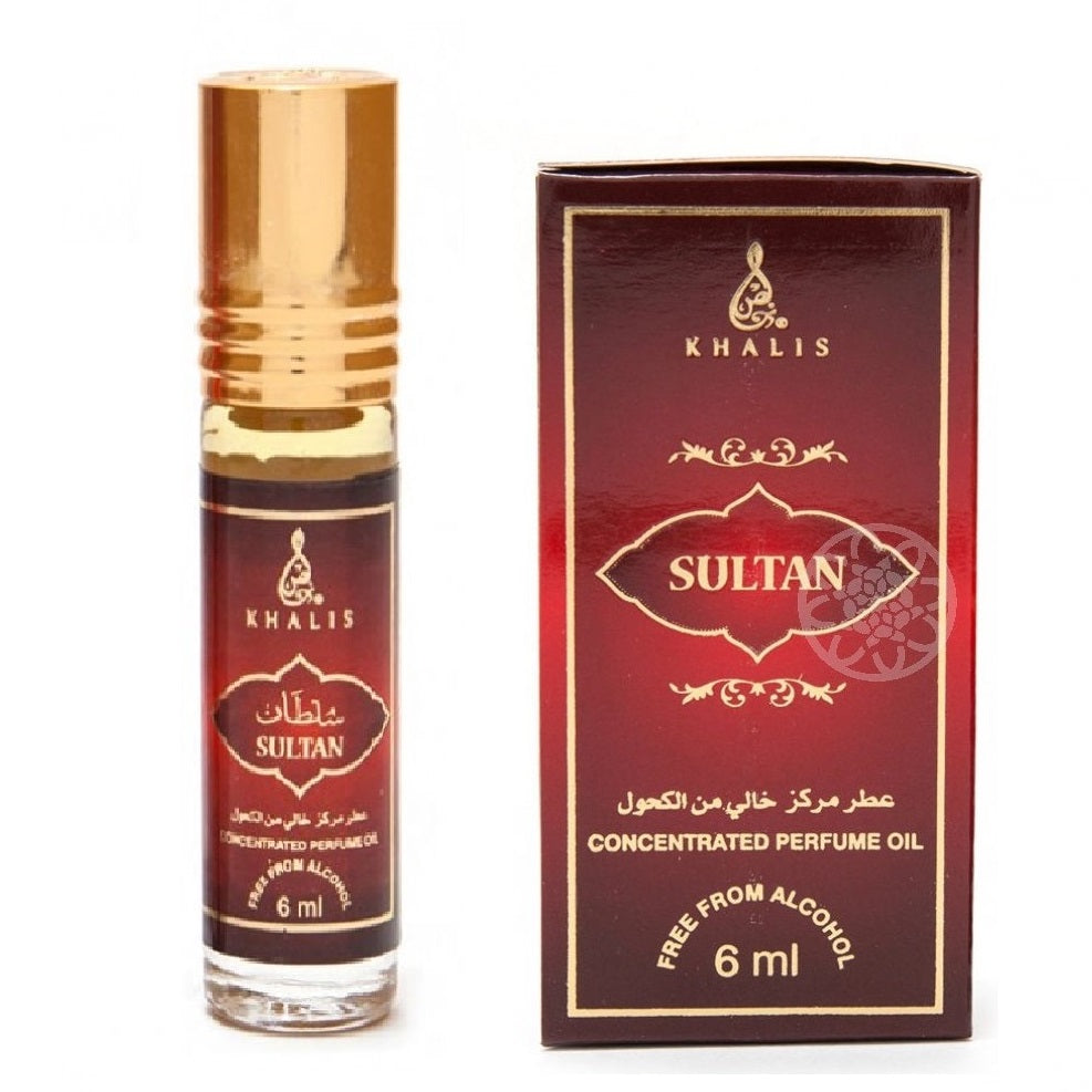 6 ml  Aceite de perfume Sultan Musky Ambery Fragancia Unisex