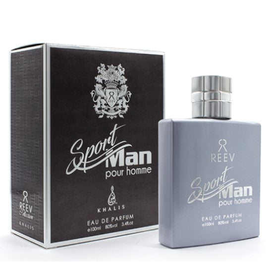 100 ml Eau de Perfume SPORT MEN Fragancia ambarina almizclada para hombre 1 