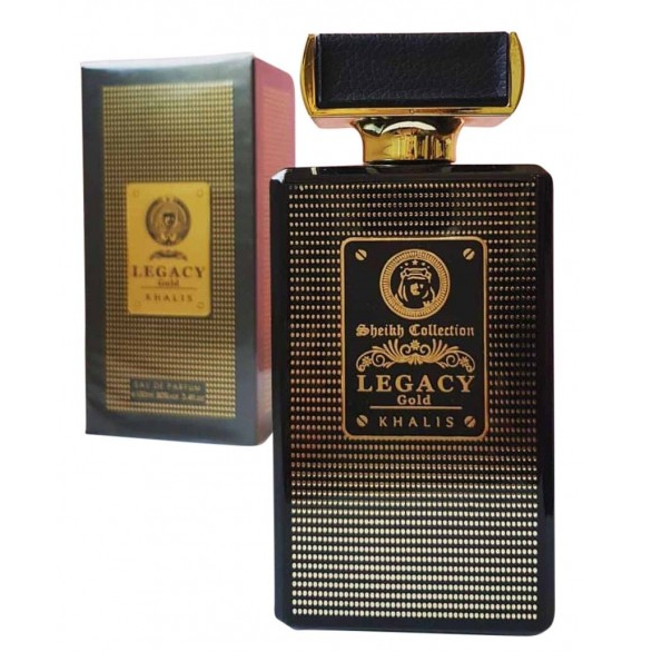 100 ml Eau de Perfume LEGACY GOLD Fragancia floral almizclada para hombre 1 