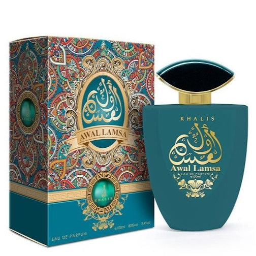 100 ml Eau de Perfume AWAL LAMSA Fragancia amaderada, floral, afrutada y fresca para hombres