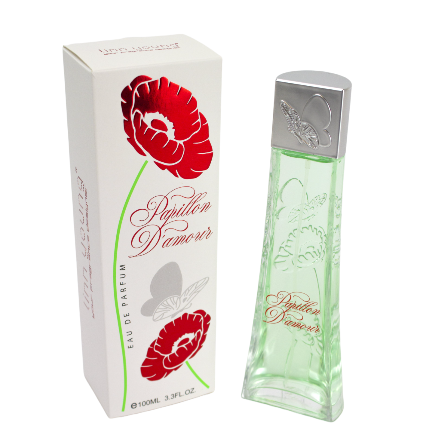 100 ml Eau de Perfume PAPILLON D'AMOUR Fragancia Floral Oriental para Mujer, con contenido de aceite de fragancia 10% 1 