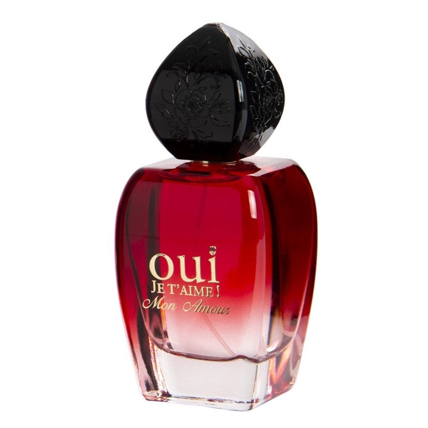 100 ml Eau de Perfume OUI JE T'AIME MON AMOUR Fragancia floral afrutada para mujer, con contenido de aceite de fragancia 10%