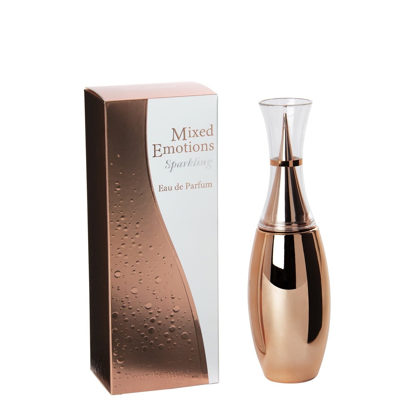 100 ml Eau de Perfume "MIXED EMOTIONS SPARKLING" Fragancia floral amaderada para mujer, con contenido de aceite de fragancia 6% 1 