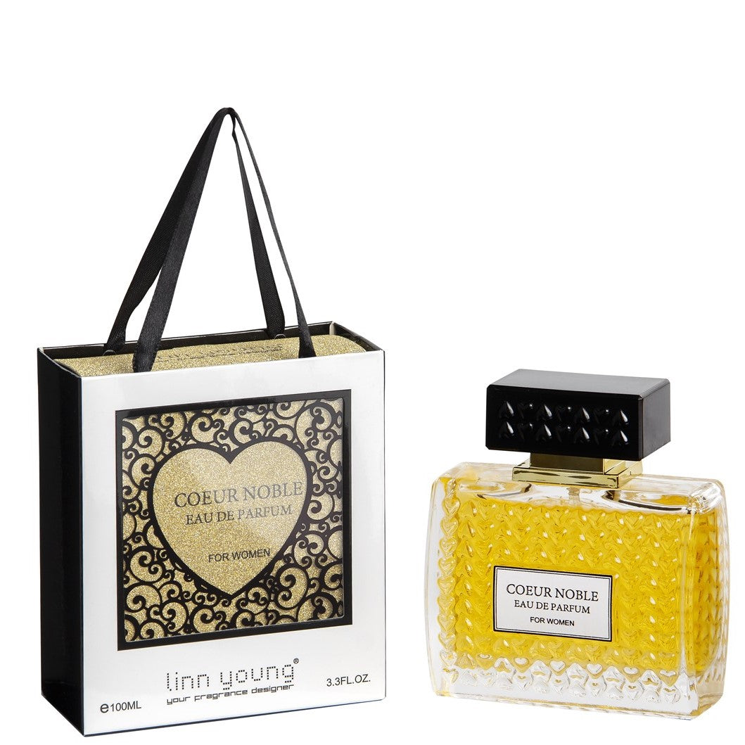 100 ml Eau de Perfume "COEUR NOBLE" Fragancia floral amaderada para mujer, con contenido de aceite de fragancia 6% 1 