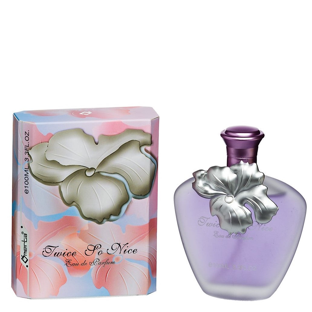 100 ml Eau de Perfume "TWICE SO NICE" Fragancia floral amaderada para mujer, con contenido de aceite de fragancia 6% 1 