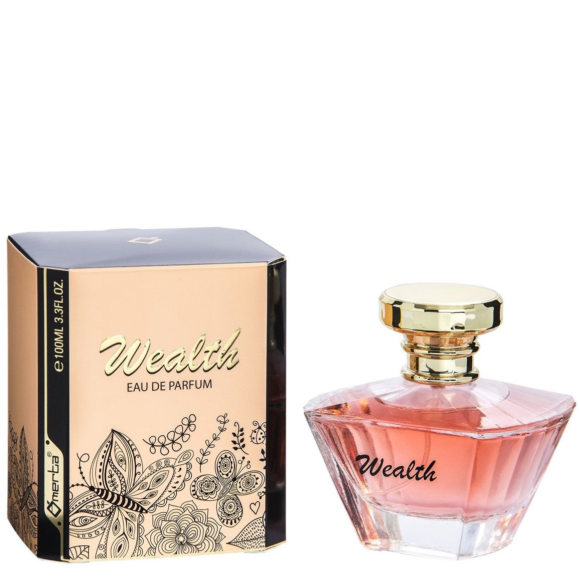 100 ml Eau de Perfume "WEALTH" Fragancia floral afrutada para mujer, con contenido de aceite de fragancia 6% 1 