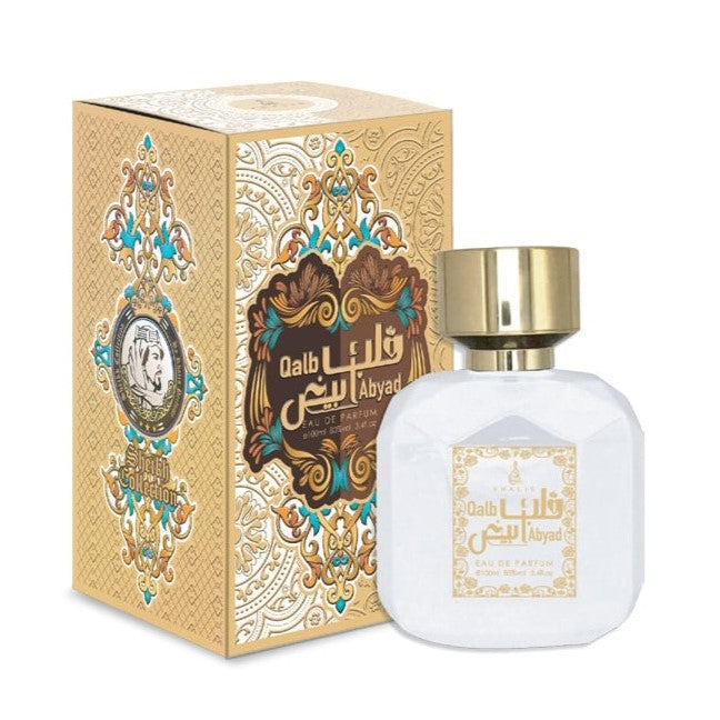 100 ml Eau de Perfume QALB ABYAD Fragancia dulce afrutada amaderada para mujer 2 